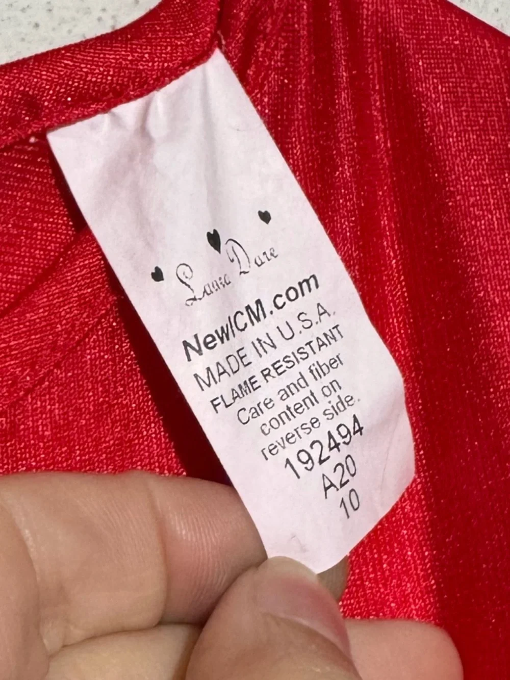 Vintage Red Nightgown Gurls Size 10 Christmas Holiday Victorian Edwardian‎ Retro